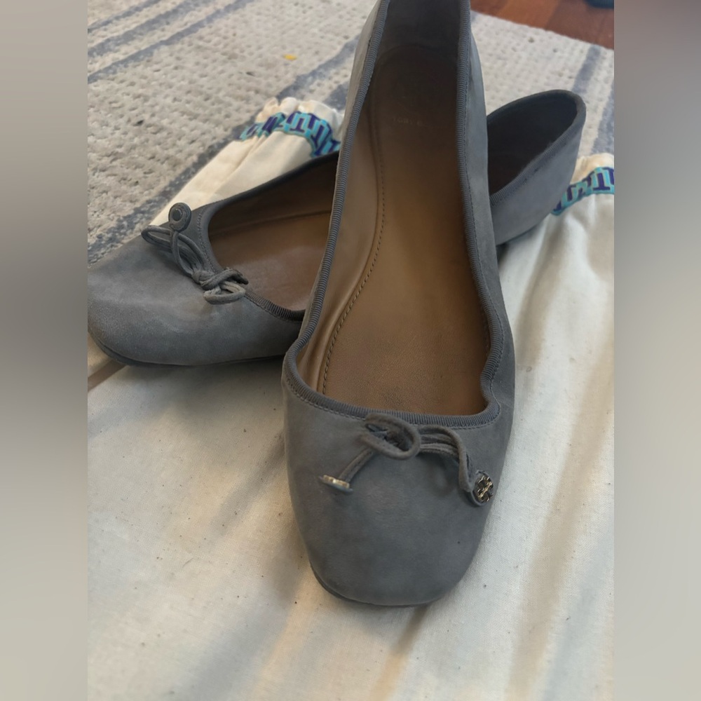 Used Tory Burch suede flats